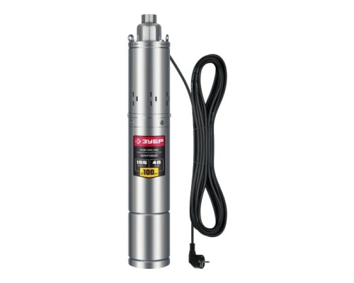 [Бензоинструмент] Скважинный насос Зубр НСВ-100-155,  винтовой