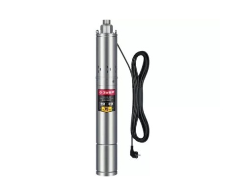 [Бензоинструмент] Скважинный насос Зубр НСВ-75-90,  винтовой