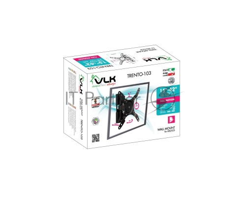 Кронштейн VLK TRENTO-103 black для LED/LCD телевизоров 15