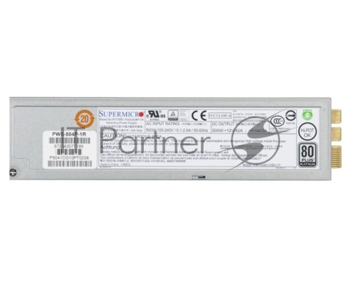 Блок питания SuperMicro PWS-504P-1R 500W Блок питания SuperMicro PWS-504P-1R 500W