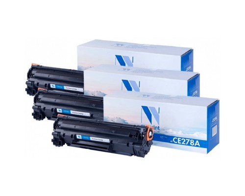 [Расходные материалы] Картридж NVP совместимый NV-CE278A-SET3 для HP LaserJet Pro P1566/ P1606dn/ M1536dnf (2100k) (3 шт)