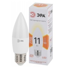 ЭРА Б0032981 Лампочка светодиодная STD LED B35-11W-827-E27 E27 / Е27 11Вт свеча теплый белый свет 