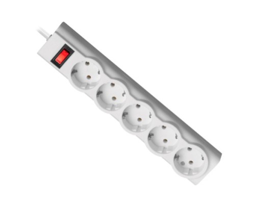[Сетевые фильтры] Defender Фильтр ILS 353 3,0 м, 5 розеток, белый [99353]
