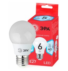 ЭРА Б0050688 Лампочка светодиодная RED LINE LED A55-6W-840-E27 R E27 / Е27 6 Вт груша нейтральный белый свет