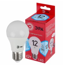 Эра Б0049636 Лампочка светодиодная RED LINE LED A60-12W-840-E27 R Е27 / E27 12 Вт груша нейтральный белый свет