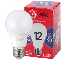Эра Б0045325 Лампочка светодиодная RED LINE LED A60-12W-865-E27 R Е27 / E27 12 Вт груша холодный дневной свет