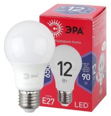 Эра Б0045325 Лампочка светодиодная RED LINE LED A60-12W-865-E27 R Е27 / E27 12 Вт груша холодный дневной свет