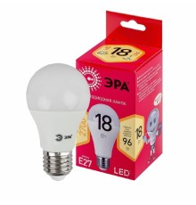 ЭРА Б0051850 Лампочка светодиодная RED LINE LED A65-18W-827-E27 R Е27 / E27 18 Вт груша теплый белый свет 