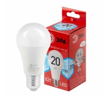 ЭРА Б0049637 Лампочка светодиодная RED LINE LED A65-20W-840-E27 R E27 / Е27 20 Вт груша нейтральный белый свет