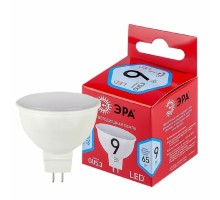 ЭРА Б0050199 Лампочка светодиодная RED LINE LED MR16-9W-840-GU5.3 R GU5.3 9 Вт софит нейтральный белый свет