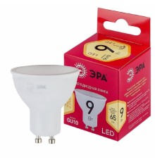Эра Б0050691 Лампочка светодиодная RED LINE LED MR16-9W-827-GU10 R GU10 9 Вт софит теплый белый свет