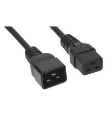 CABEUS PC-IEC19-IEC20-5M КАБЕЛЬ ПИТАНИЯ IEC 320 C19 - IEC 320 C20 (3X1.5), 16A, ПРЯМАЯ ВИЛКА, 5М