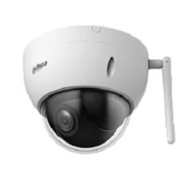 DAHUA DH-SD22204DB-GNY-W Уличная мини-PTZ IP-видеокамера с Wi-Fi 2.4ГГц 2Мп, 1/2.8” CMOS, моторизованный объектив 2.8~12мм (4x), видеоаналитика, IP66, IK10, корпус: металл