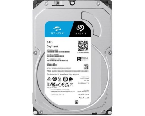 [Жесткий диск] 6TB Seagate SkyHawk (ST6000VX009) {SATA 6 Гбит/с, 5400 rpm, 256 mb buffer}