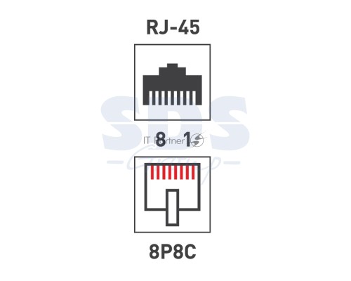 Розетка компьютерная 2-м ОП RJ45 CAT.5E бел. Rexant 03-0151