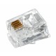Джек телеф. 6P-4C (уп.100шт) Rexant 05-1012