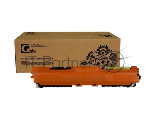 Картридж GalaPrint GP-CE310A/CF350/729 чёрный (1200 стр) для HP CP1025/CP1025NW/M176n/M177fw/Canon LBP 7010C/LBP7018C