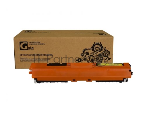 Картридж GalaPrint GP-CE313A/CF353A/729 Magenta (1000 стр) для HP CP1025/CP1025NW/M176n/M177fw/Canon LBP 7010C/LBP7018C
