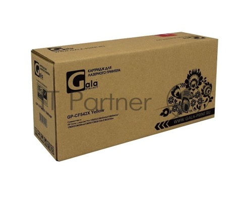 Картридж GalaPrint GP-CF542X жёлтый (2500 стр) для HP Color LaserJet Pro M254/280/281