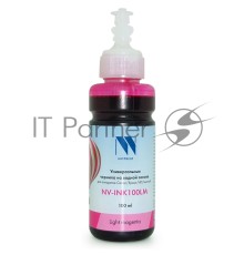 Чернила совместимые NV-INK100U Light Magenta универсальные на водной основе для аппаратов Сanon/Epson/НР/Lexmark (100ml) (Китай)