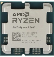 CPU AMD Ryzen 5 7600 OEM (100-000001015) {Raphael, 6C/12T, 3.8/5.1GHz, 32MB, 65W} 
