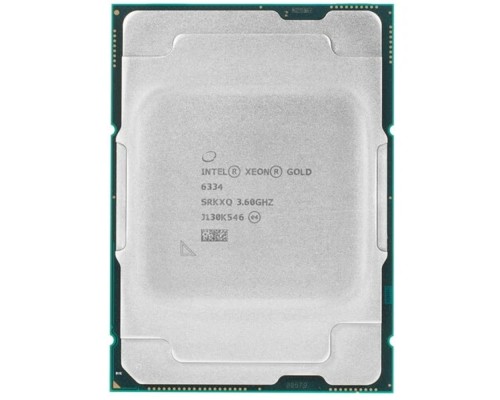 [Процессор] Процессор/ CPU LGA4189 Intel Xeon Gold 6334 (Ice Lake, 8C/16T, 3.6/3.7GHz, 18MB, 165W) OEM