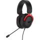 Игровые наушники ASUS TUF Gaming H3  чёрно-красные (7.1 виртуально, 50мм, неодимовые магниты, 32 Ом, 20~20000 Гц, микрофон, USB, PC, Mac, PS4, Nintendo Switch, Xbox One, 90YH02AR-B1UA00)