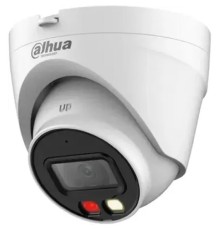 DAHUA DH-IPC-HDW1239VP-A-IL-0280B Уличная турельная IP-видеокамера SmartDualLight 2Мп, 1/2.8” CMOS, объектив 2.8мм, обнаружение людей, микрофон, ИК 30м, LED 20м, IP67, металл