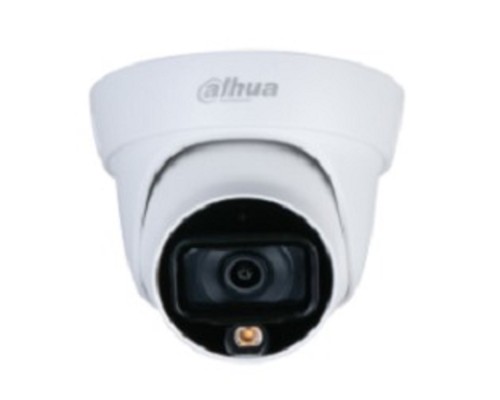 [Видеонаблюдение] DAHUA DH-IPC-HDW1239TP-A-LED-0280B-S5 Уличная турельная IP-видеокамера FullColor 2Мп, 1/2.8” CMOS, объектив 2.8мм, микрофон, LED 30м, IP67, металл