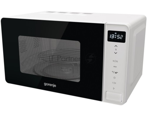 Микроволновая печь Gorenje MO20S4W белый, 20 л, 800 Вт, переключатели - сенсор