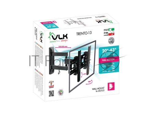 Кронштейн VLK TRENTO-13 black, для LED/LCD TV 20