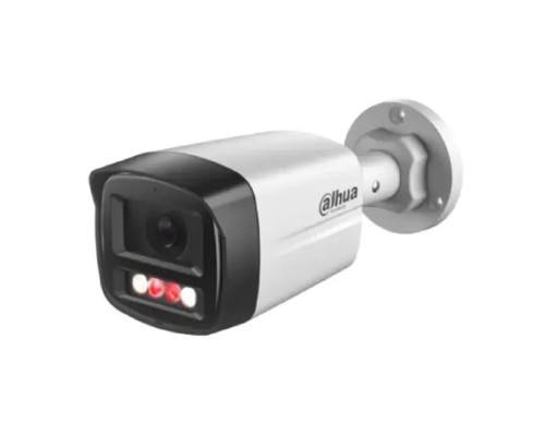 [Видеонаблюдение] DAHUA DH-IPC-HFW1439TL1P-A-IL-0360B Уличная цилиндрическая IP-видеокамера SmartDualLight 4Мп, 1/2.9” CMOS, объектив 3.6мм, обнаружение людей, микрофон, ИК 30м, LED 20м, IP67, металл/пластик