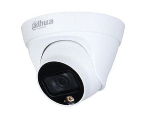 [Видеонаблюдение] DAHUA DH-IPC-HDW1439TP-A-LED-0280B-S4 Уличная турельная IP-видеокамера FullColor 4Мп, 1/3” CMOS, объектив 2.8мм, микрофон, LED 30м, IP67, металл