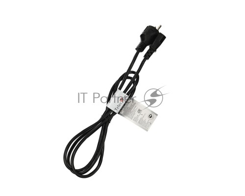 Кабель компьютер-розетка 220V EURO VDE 3G*1.0mm2 медь TELECOM TE021-CU 1,8м