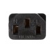 Кабель компьютер-розетка 220V EURO VDE 3G*1.0mm2 медь TELECOM TE021-CU 1,8м