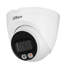 DAHUA DH-IPC-HDW2849TP-S-IL-0360B Уличная турельная IP-видеокамера SmartDualLight 8Мп, 1/2.7” CMOS, объектив 3.6мм, видеоаналитика, микрофон, ИК 30м, LED 30м, IP67, металл/пластик