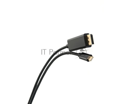 Кабель-адаптер USB 3.1 Type-Cm --> DP(m) 3840x2160@30Hz, 1m VCOM <CU422C-1M> Кабель-адаптер USB 3.1 Type-Cm --> DP(m) 3840x2160@30Hz, 1m VCOM <CU422C-1M>