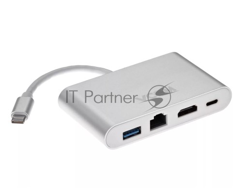 Кабель-адаптер USB3.1 Type-CM-->HDMI+USB3.0+RJ45+PD charging  VCOM <CU455> Кабель-адаптер USB3.1 Type-CM-->HDMI+USB3.0+RJ45+PD charging  VCOM <CU455>
