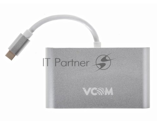 Кабель-адаптер USB3.1 Type-CM-->HDMI+USB3.0+RJ45+PD charging  VCOM <CU455> Кабель-адаптер USB3.1 Type-CM-->HDMI+USB3.0+RJ45+PD charging  VCOM <CU455>