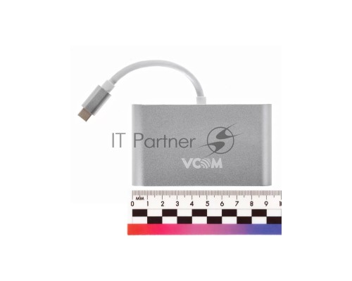 Кабель-адаптер USB3.1 Type-CM-->HDMI+USB3.0+RJ45+PD charging  VCOM <CU455> Кабель-адаптер USB3.1 Type-CM-->HDMI+USB3.0+RJ45+PD charging  VCOM <CU455>