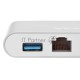 Кабель-адаптер USB3.1 Type-CM-->HDMI+USB3.0+RJ45+PD charging  VCOM <CU455> Кабель-адаптер USB3.1 Type-CM-->HDMI+USB3.0+RJ45+PD charging  VCOM <CU455>
