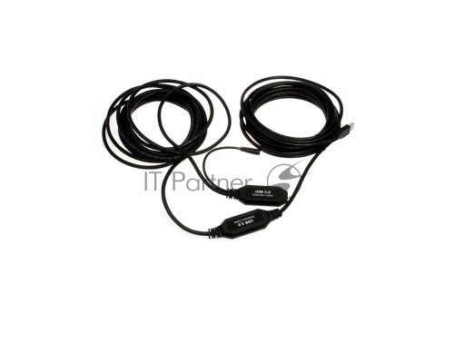 Кабель-адаптер USB3.0-repeater, удлинительный активный <Am-->Af> 10м VCOM <CU827>