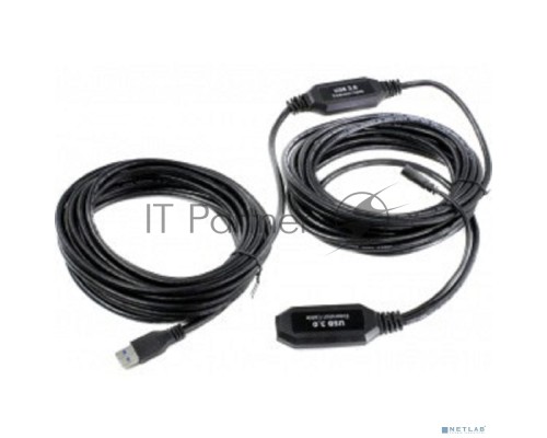 Кабель-адаптер USB3.0-repeater, удлинительный активный <Am-->Af> 10м VCOM <CU827>