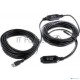 Кабель-адаптер USB3.0-repeater, удлинительный активный <Am-->Af> 10м VCOM <CU827>