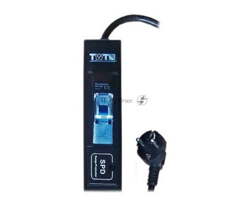 Вертикальный блок розеток, 20xC13, 250V, 16A, шнур 3 метра, вилка Schuko