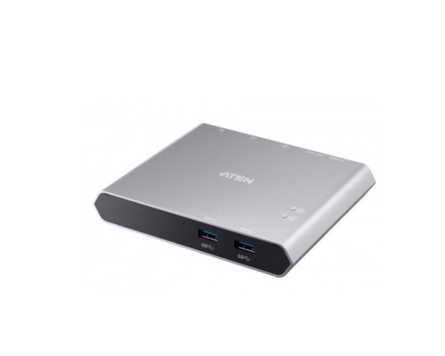 [Переключатель] 2-Port USB-C Gen 1-  Док станция/ 2-Port USB-C Gen 1 Dock Switch with Power Pass-through