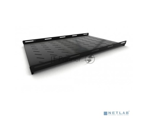 Hyperline TSH3L-850-RAL9004 Полка стационарная, глубина 850 мм, с боковым креплением, нагрузка до 20 кг, для шкафов серии TTB, TTR, TTC2, 485х850мм (ШхГ), цвет черный (RAL 9004)