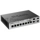 Коммутатор D-Link DGS-1100-10/ME/A2A Управляемый коммутатор 2-го уровня с 8 портами 10/100/1000Base-T и 2 комбо-портами 100/1000Base-T/SFP