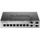 Коммутатор D-Link DGS-1100-10/ME/A2A Управляемый коммутатор 2-го уровня с 8 портами 10/100/1000Base-T и 2 комбо-портами 100/1000Base-T/SFP