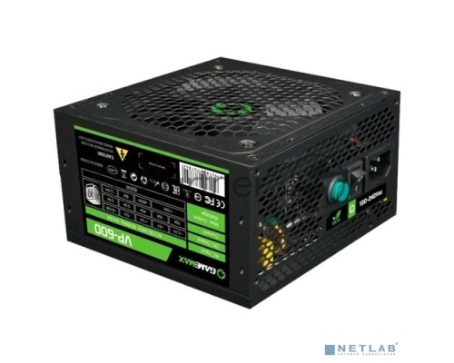 Блок питания GameMax VP-600-RGB 80+ ATX 600W, Ultra quiet
